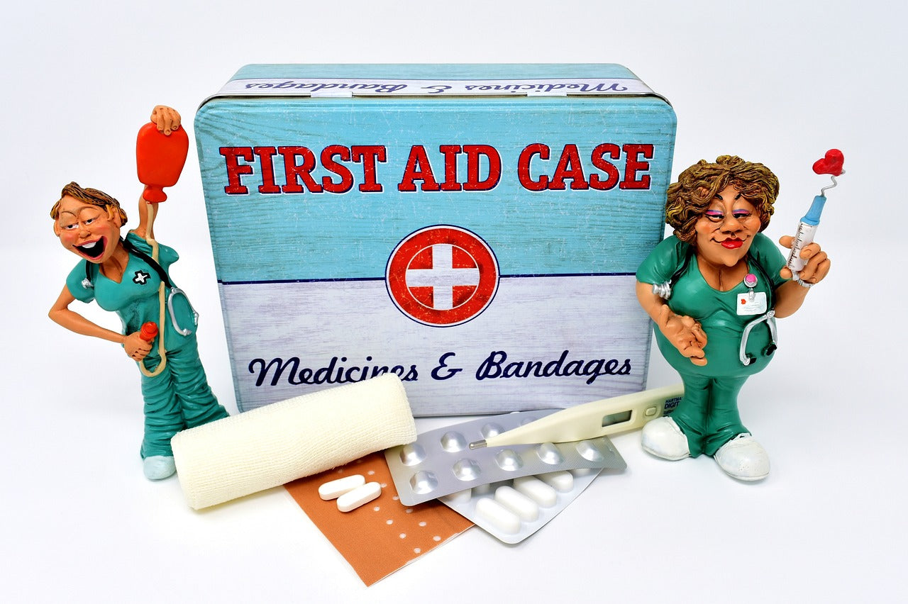 image of a funny first aid kit