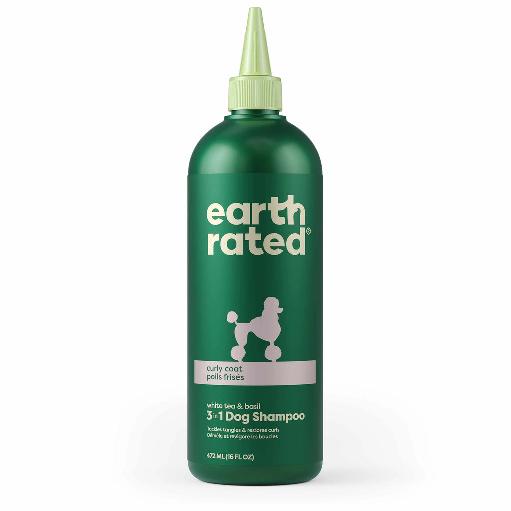 3 in 1 Dog Shampoo Curly Coat - 16oz - Earth Rated