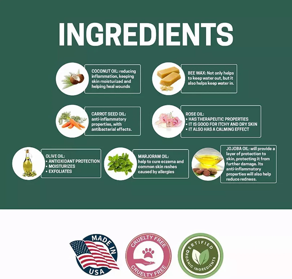 All-Natural Dog Nose Balm - 1.65 oz - Romekin USA Corp ingredients