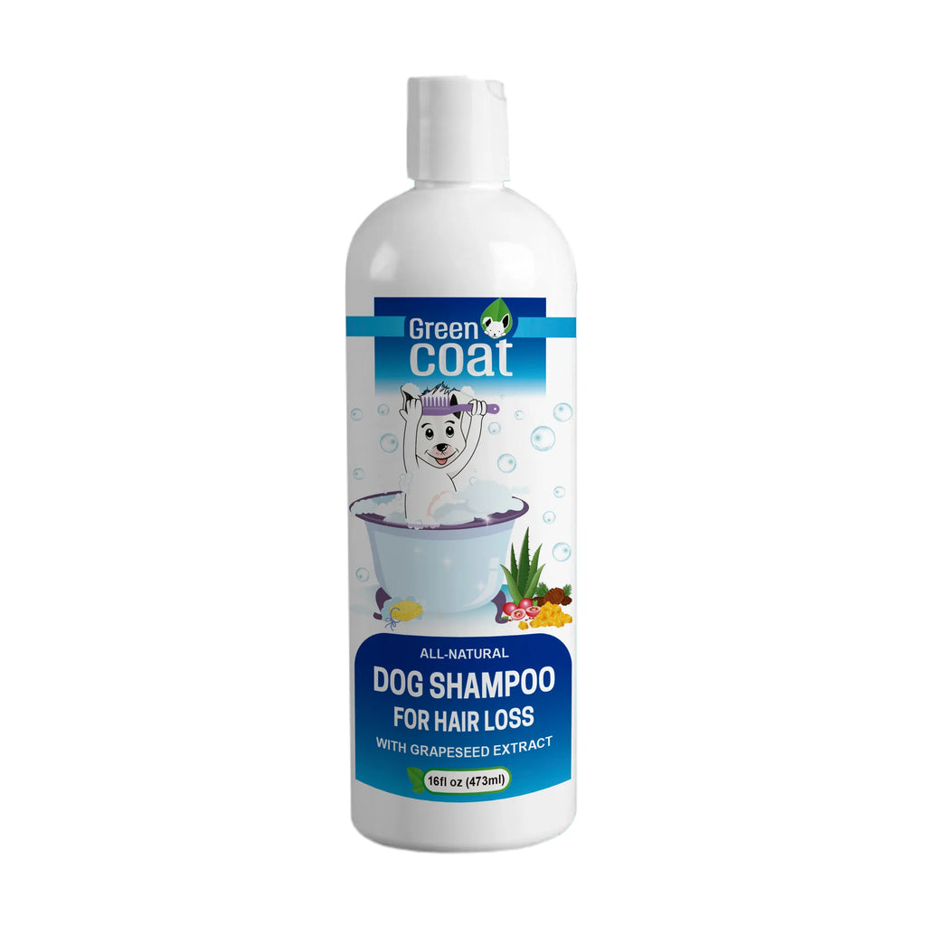 All-Natural Dog Shampoo (5 Treatment Options Available) - 16oz - Green Coat - Size: 16 OZ | Pack Of: 1 blue