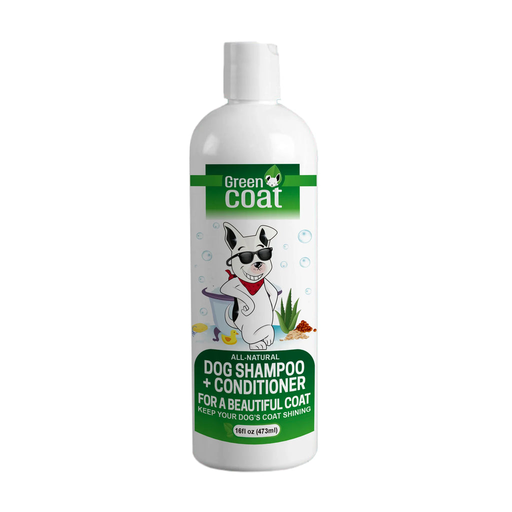 All-Natural Dog Shampoo (5 Treatment Options Available) - 16oz - Green Coat - Size: 16 OZ | Pack Of: 1 green