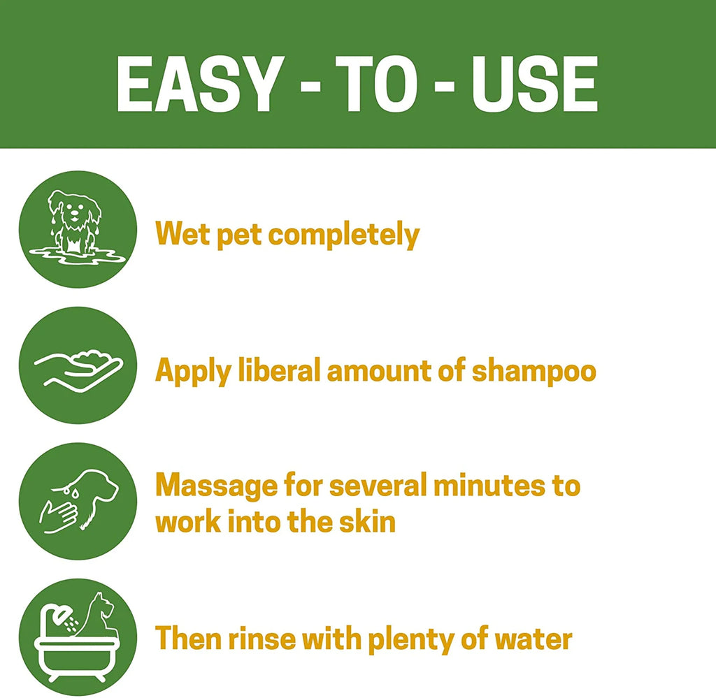 All-Natural Dog Shampoo (5 Treatment Options Available) - 16oz - Green Coat - Size: 16 OZ | Pack Of: 1 how to use