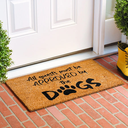 "All guests must be approved by the Dogs" Doormat - Calloway Mills
