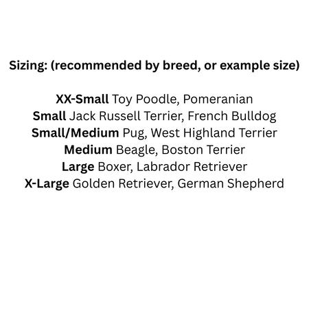 Americas Pup Flag Print Tee for Dogs - Zack & Zoey  sizing