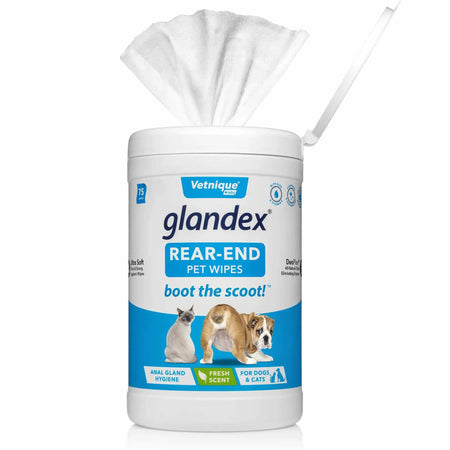 Anal Gland and Hygienic Dog Wipes - 75ct - Glandex