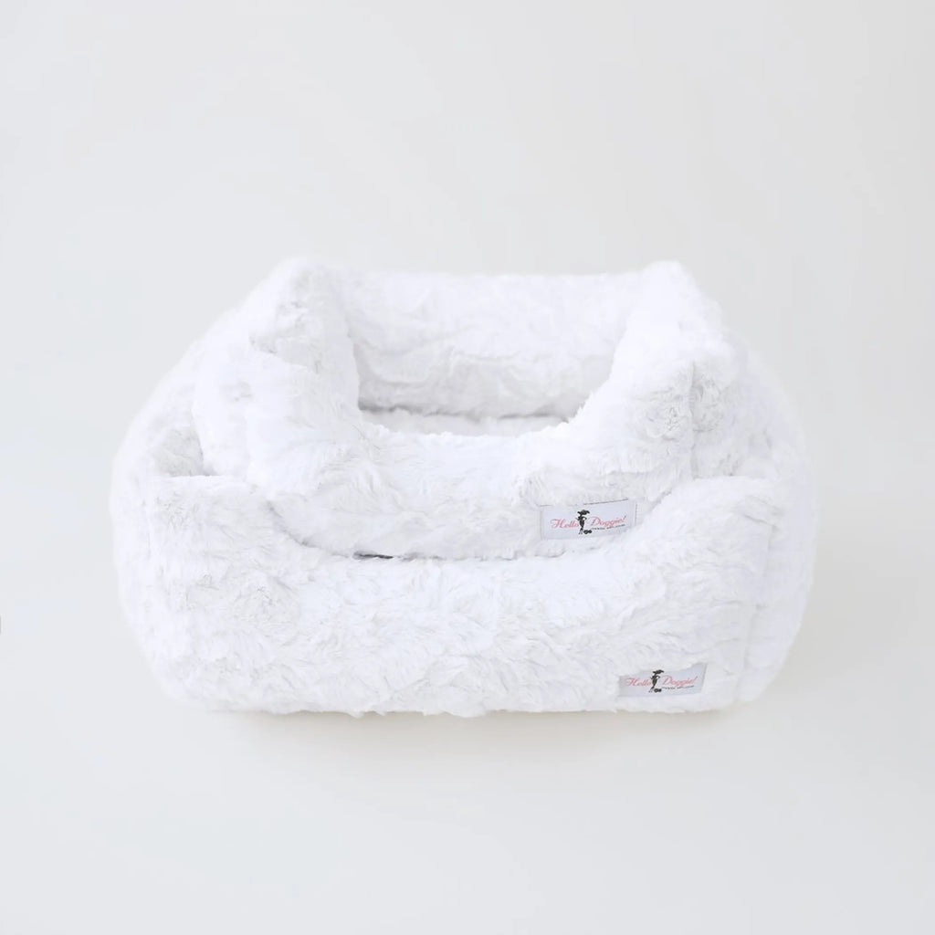 Bella Dog Bed - Hello Doggie white