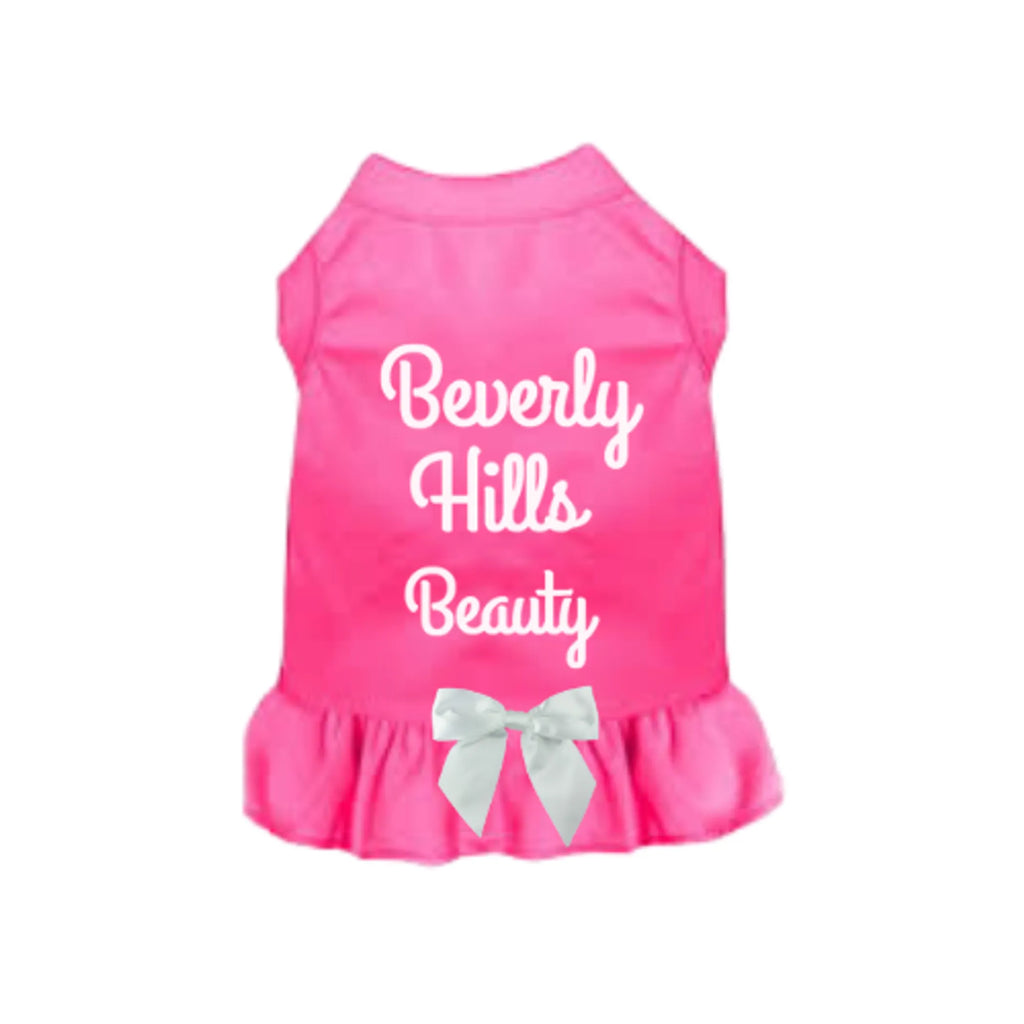 Beverly Hills Beauty Dog Dress - Bark Fifth Avenue pink