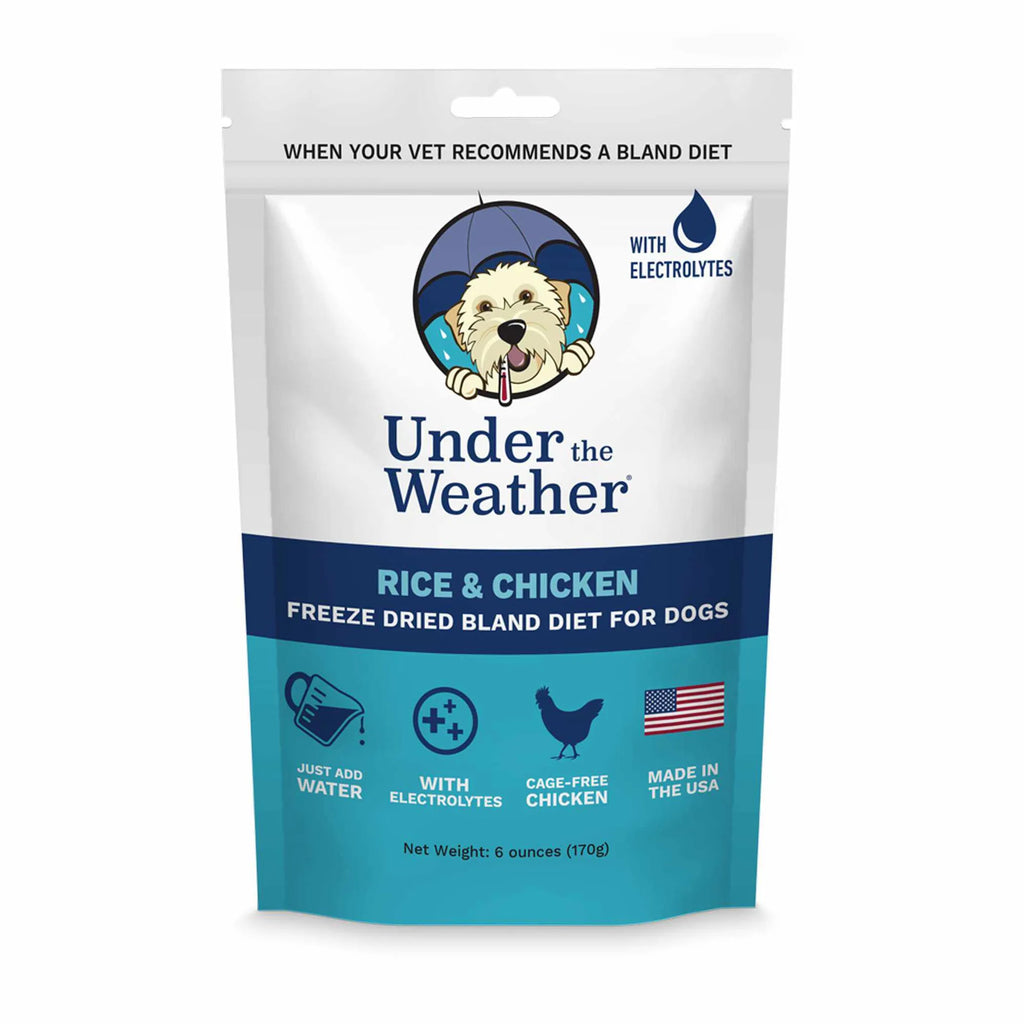 Bland Diet for Dogs - Chicken & Rice with Electrolytes - Under the Weather