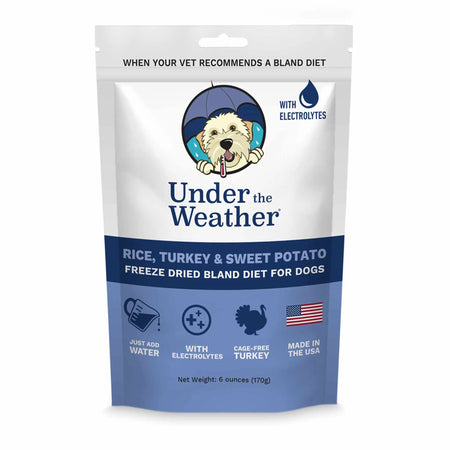 Bland Diet for Dogs - Turkey, Rice & Sweet Potato with Electrolytes - Under the Weather