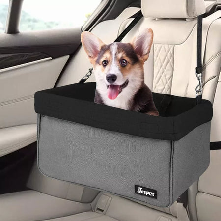Booster Seats for Cars with Seat Belt for up to 24lbs Dogs - Jespet black