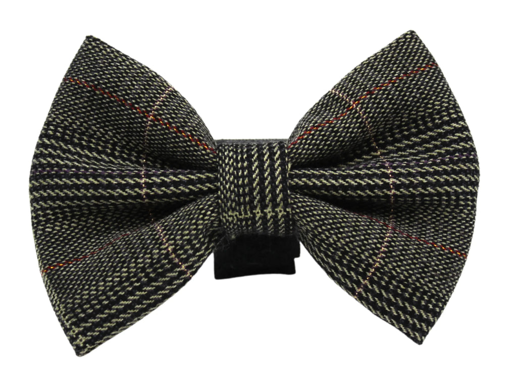 Boy Vintage Classic Check Bowtie for Dogs - Pets Ribbons