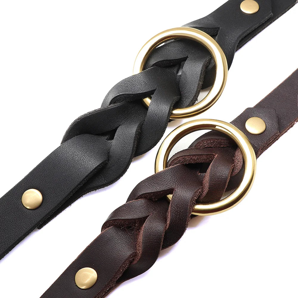 Braided_Leather_Dog_Collar_Leash_Set_braided_leather