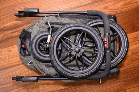 Breeze Pet Jogger for Dogs - Petique folded up