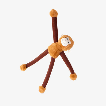 Bungee Monkey Plush Toy for Dogs - NANDOG