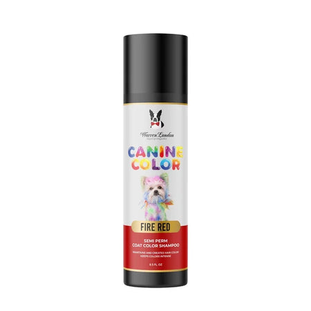 Canine Color semi-perm coat color shampoo bottle for dogs on a white background