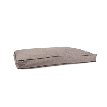 Rectangular dog bed on a white background
