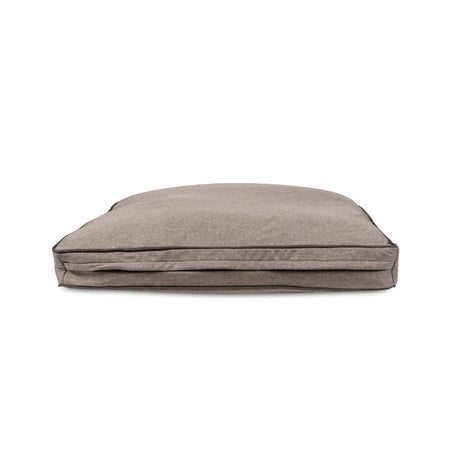 Brown pet bed on a white background