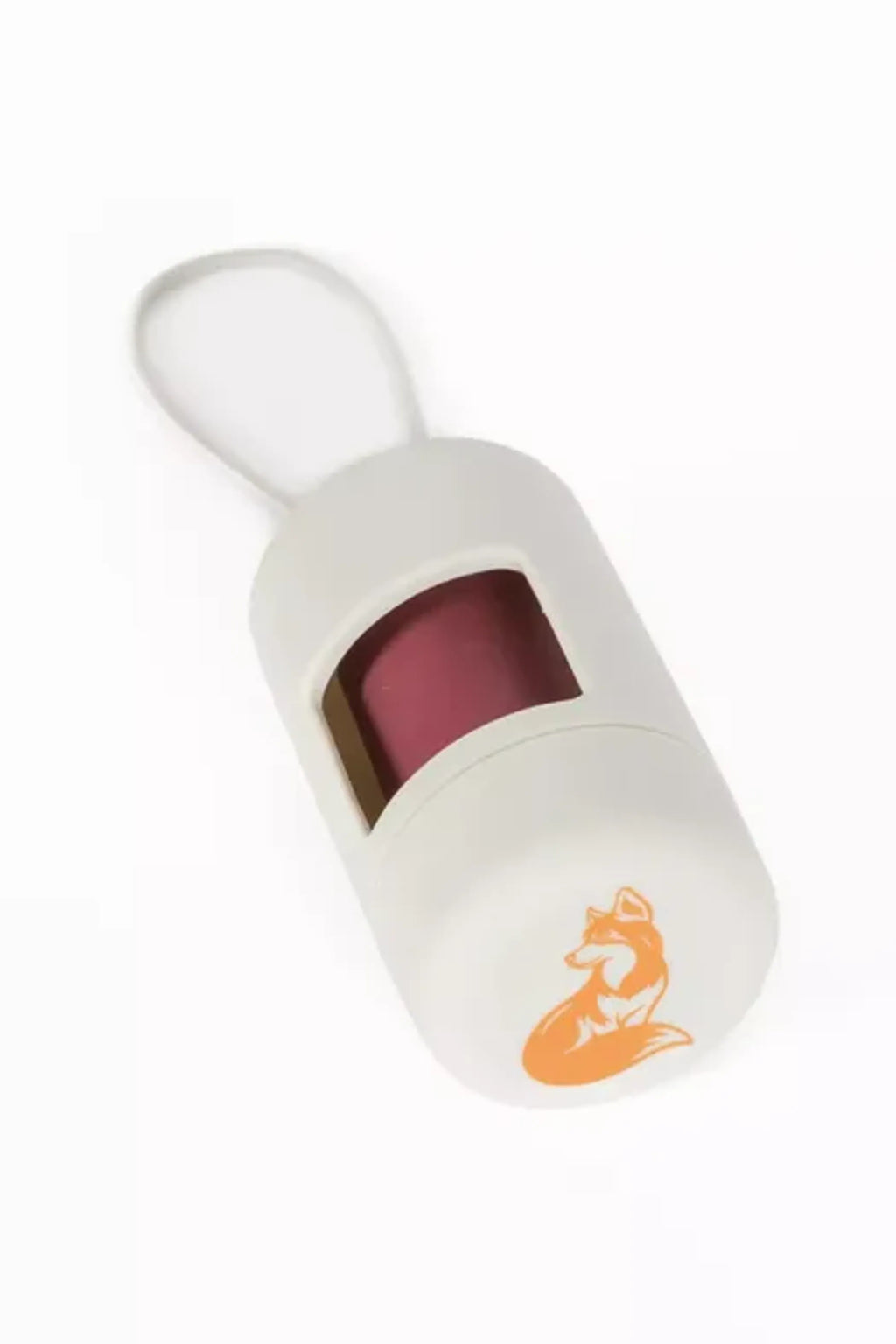 Cloud White Waste Bag Dispenser for Dogs - Aria the Fox bottom