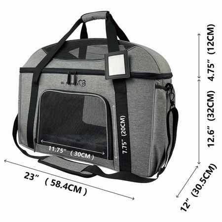 Coronado Series XL Dog Pet Carrier - Mr. Peanut's size
