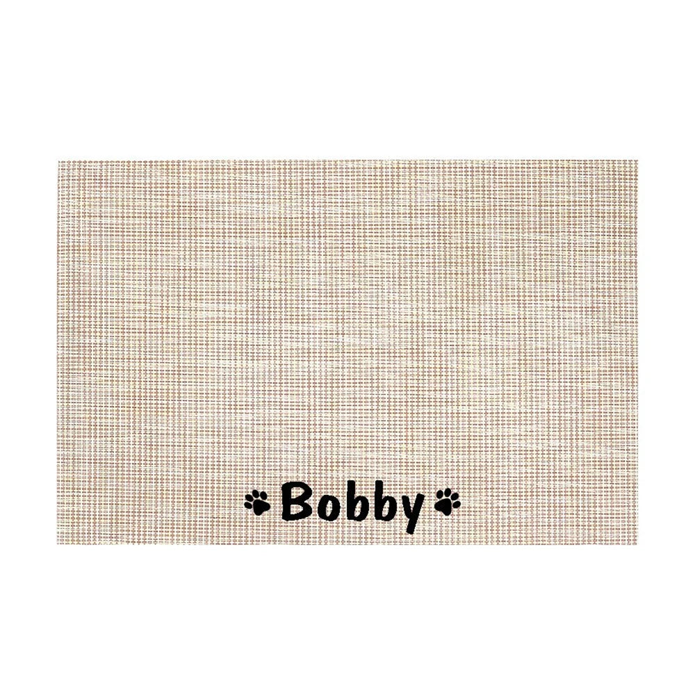 Custom_Name_Dog_Food_Bowl_Mat_beige