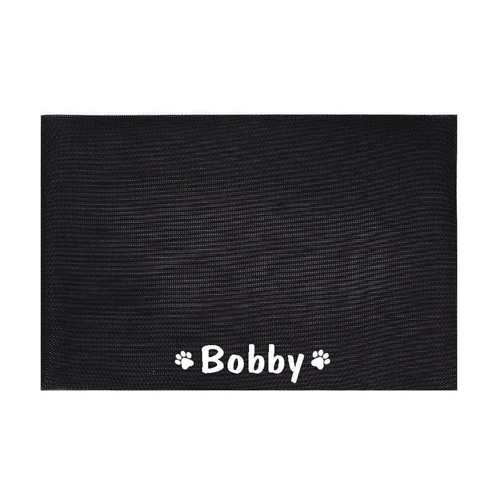 Custom_Name_Dog_Food_Bowl_Mat_black