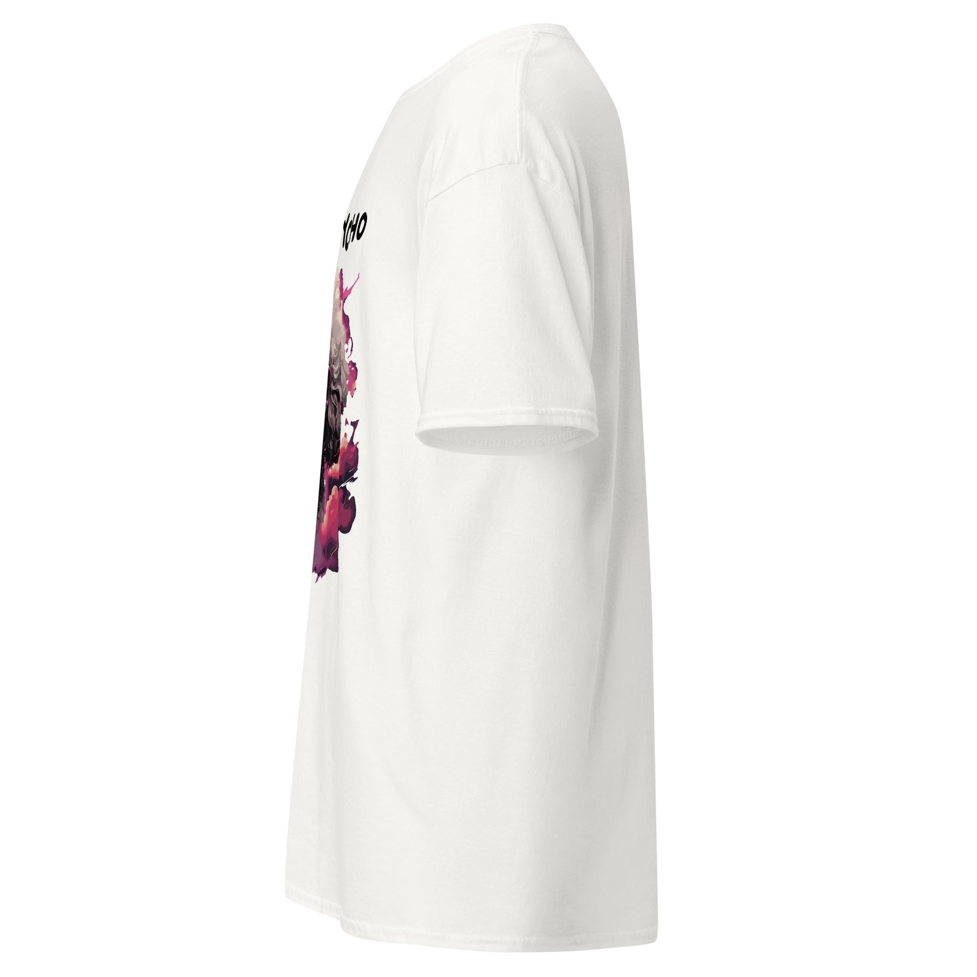 "Cute But Psycho" Wild Hair Poodle Graphic T-Shirt side 1