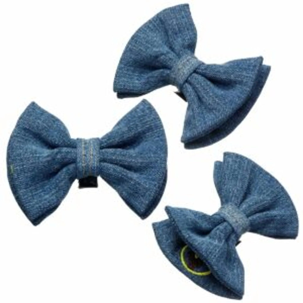 Denim Bow Tie for Dogs - Denim Dog Designs