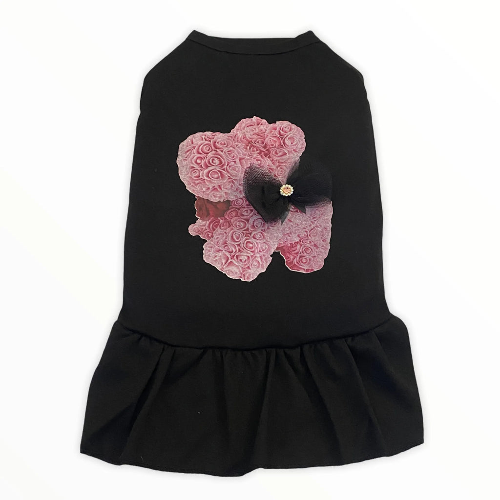 Dog Dress with Roses and Puppy Love Design - Bark Fifth Avenue