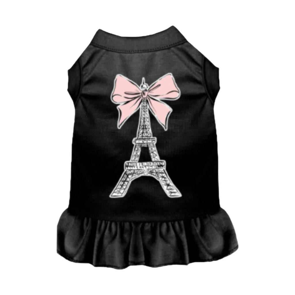 Eiffel Tower Bow Dog Dress - Bark Fifth Avenue