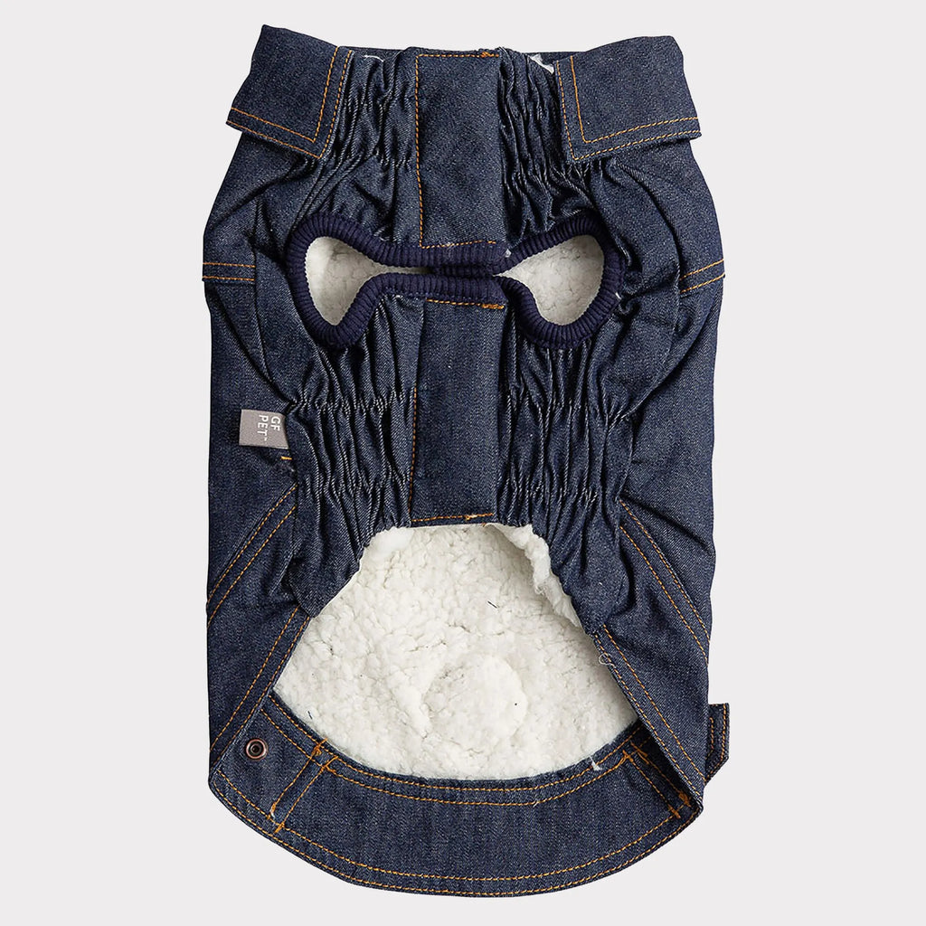 Elasto-Fit Denim Jacket for Dogs - GF Pet rear