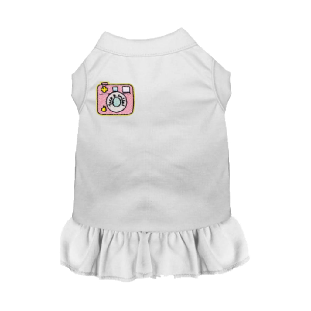 Everyday Selfie Dog Dress - Bark Fifth Avenue white
