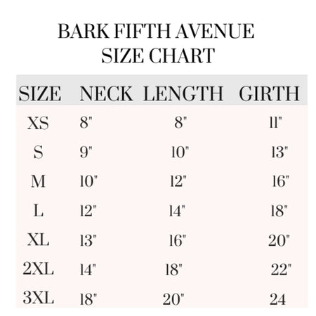 Flipflop Tank Top for Dogs - Bark Fifth Avenue sizing