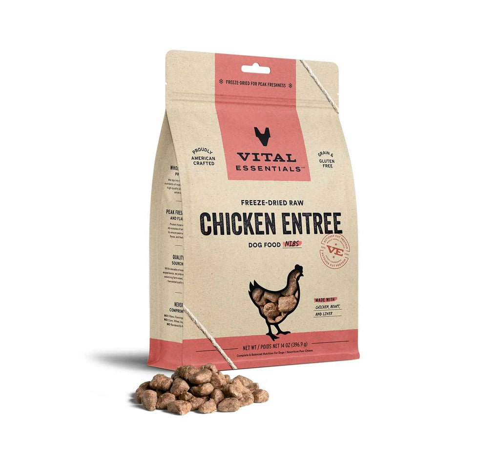 Freeze-Dried Raw Chicken Entree Dog Food Nibs - Vital Essentials®