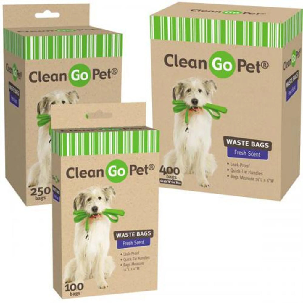 Fresh Scented Doggy Waste Bags 250Ct - Clean Go Pet