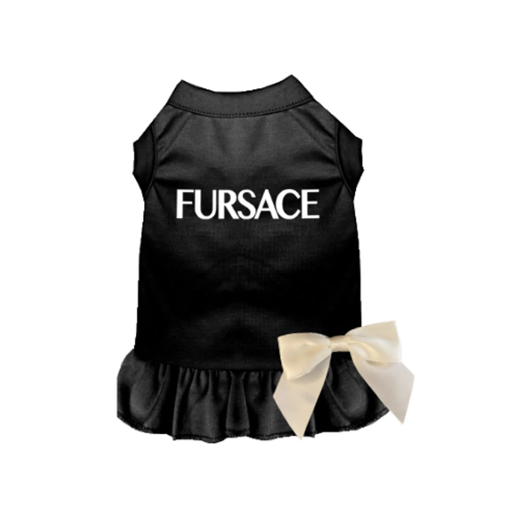 Fursace Dog Dress - Bark Fifth Avenue black