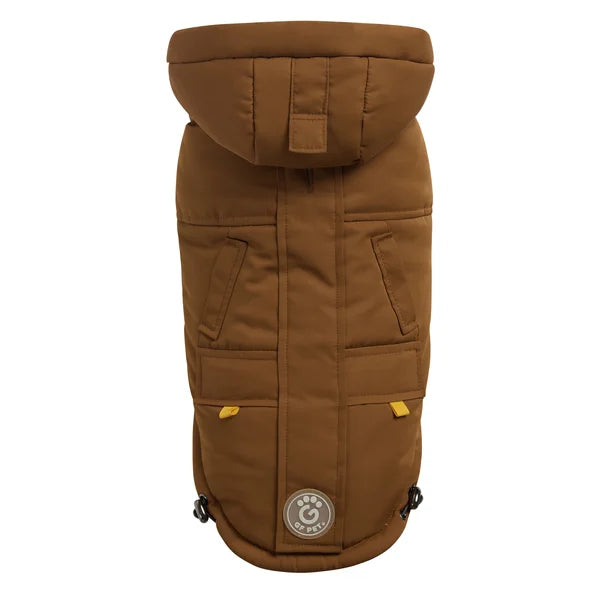 GF_Pet_Arctic_Parka_Wood_Brown_Dog_Coat_with_Elasto
