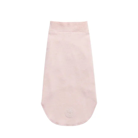 Pink baby swaddle on a white background