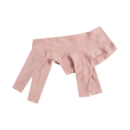 Pink off-shoulder top on a white background