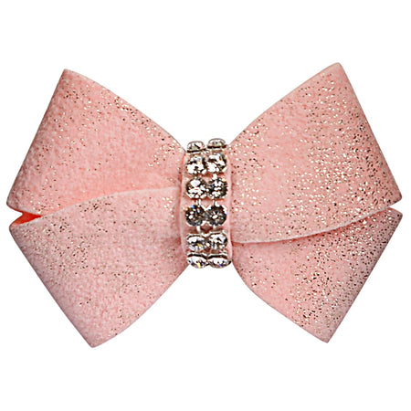 Glitzerati Nouveau Bow Hair Accessory for Dogs - Pink - Susan Lanci Designs