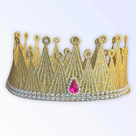 Golden Glitz Dog Crown - Bark Fifth Avenue