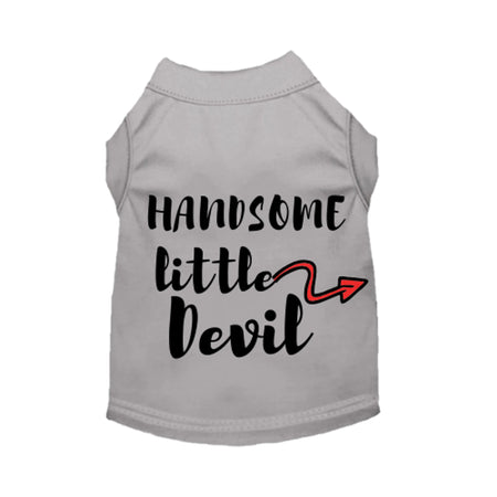 Handsome Little Devil Dog Shirt- Bark Fifth Avenue grey