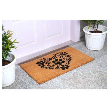 Heart Dog Paws Doormat - Calloway Mills
