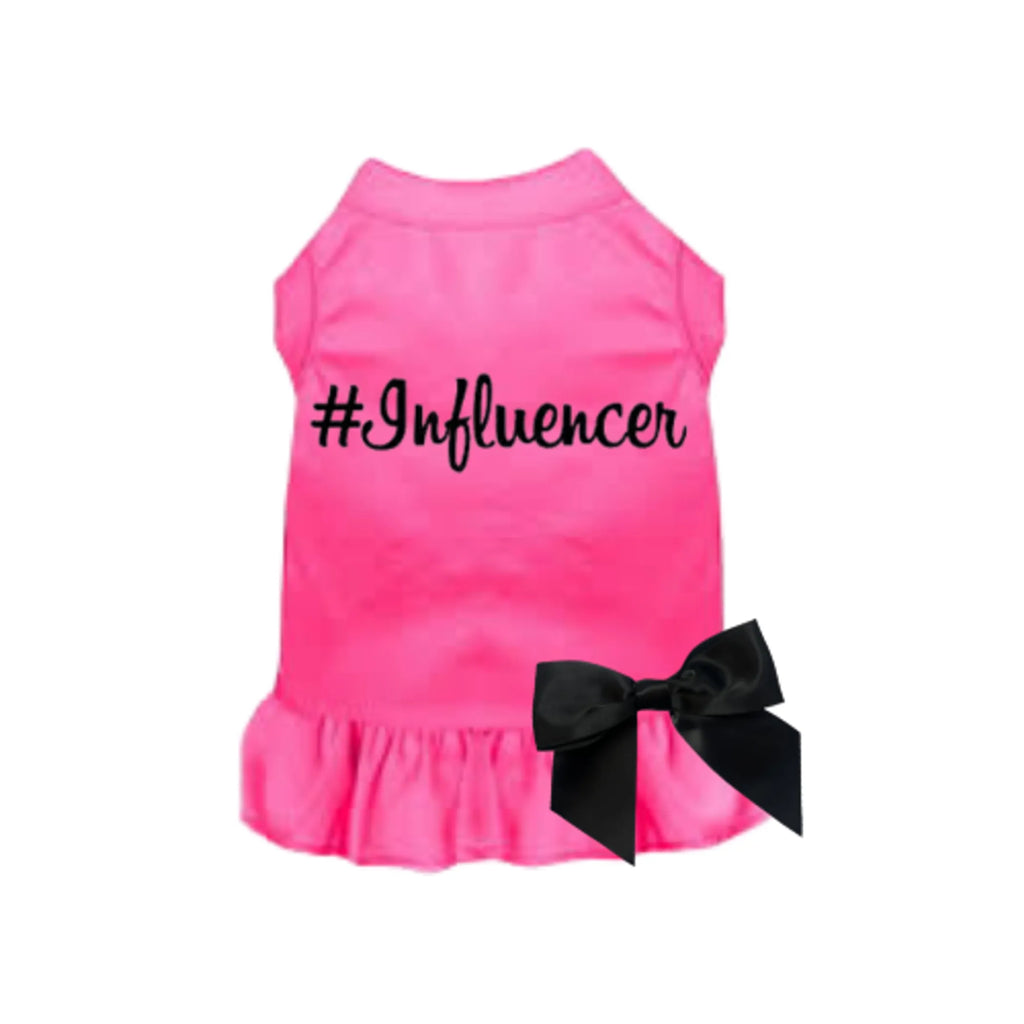 #Influencer Dress for Dogs - Bark Fifth Avenue hot pink