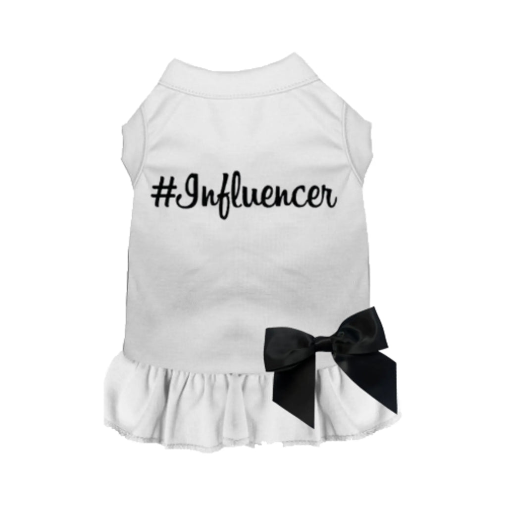 #Influencer Dress for Dogs - Bark Fifth Avenue white