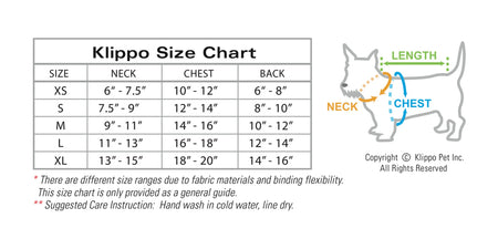 Knit Cotton Dog Pajamas with Ocean Pals - Klippo Pet sizing