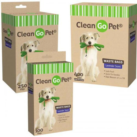 Lavender Scent Doggy Waste Bags 250Ct - Clean Go Pet