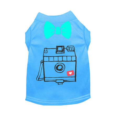 Let's Take a Selfie Dog Shirt - Bark Fifth Avenue blue
