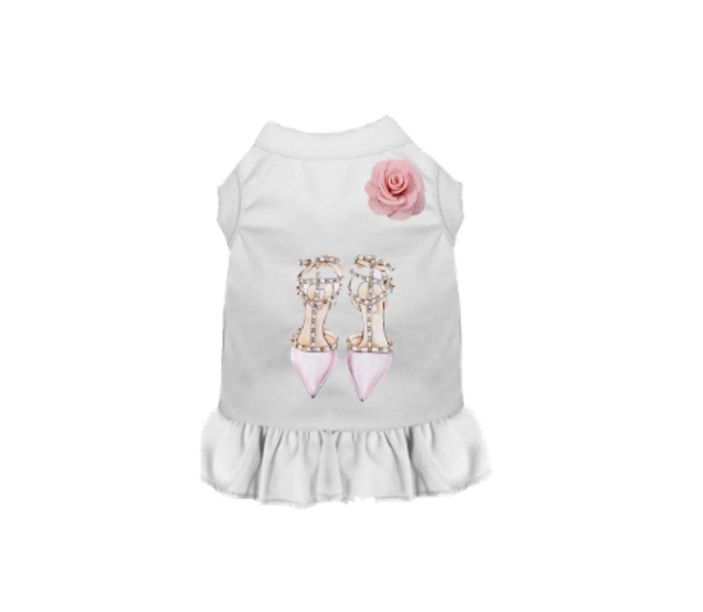 Loubarkin Dress for Dogs - Bark Fifth Avenue white