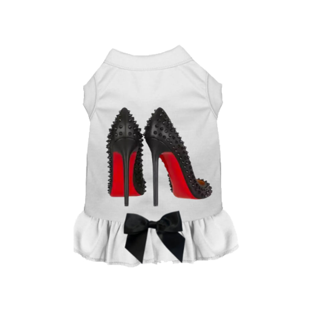 Loubarkin Fierce Dress for Dogs - Bark Fifth Avenue white