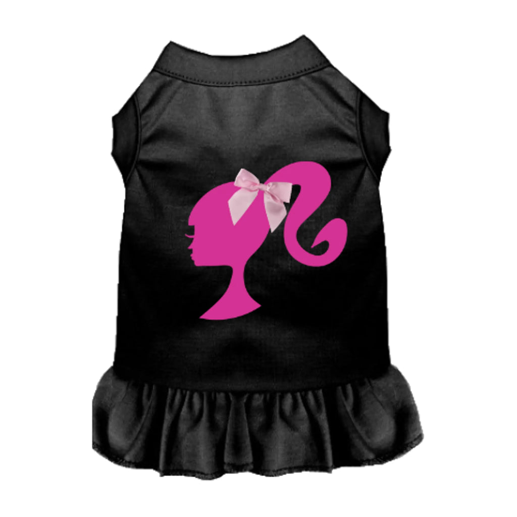 My Barbie Silhouette Dog Dress - Bark Fifth Avenue black